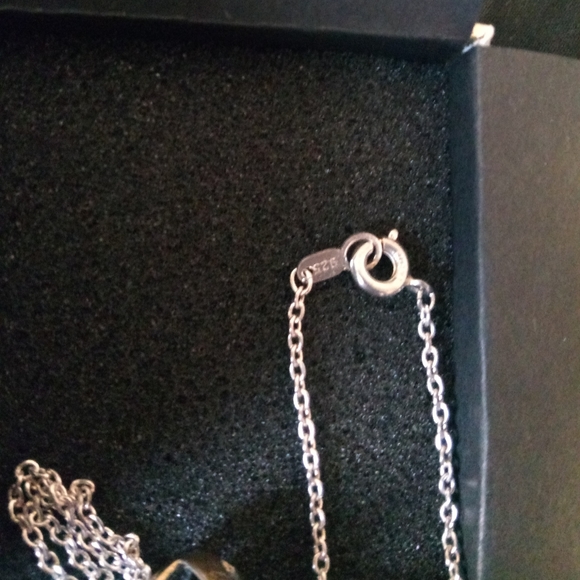 MOSCHINO Vintage silver Necklace 925 Bijoux - Picture 6 of 7